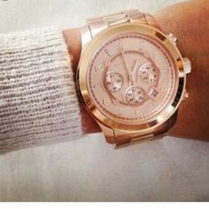 Rose Gold Oversized Michael Kors Watch